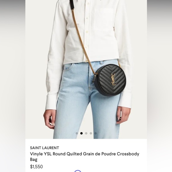 🔴SOLD🔴Saint Laurent round bag🔴🔴 - Picture 2 of 6